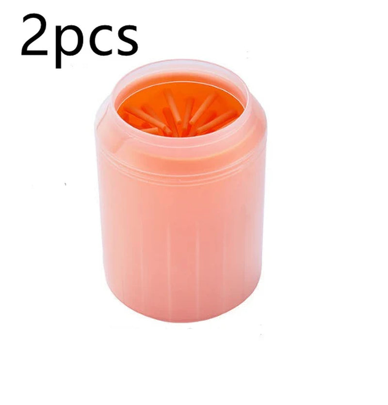 Portable Dog Paw Cleaner Cup - Soft Silicone Bristles for Muddy Paws, No More Dirty Floors