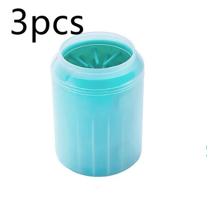 Portable Dog Paw Cleaner Cup - Soft Silicone Bristles for Muddy Paws, No More Dirty Floors