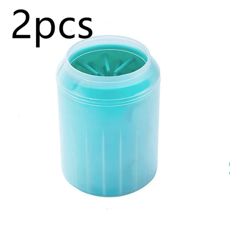 Portable Dog Paw Cleaner Cup - Soft Silicone Bristles for Muddy Paws, No More Dirty Floors